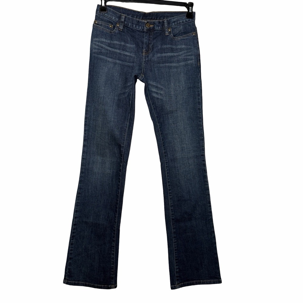 Disney World Resort Mickey Mouse Pocket Embroidered Bootcut Jeans Size 2 Blue
